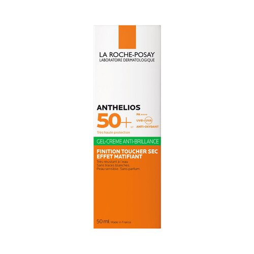 LA ROCHE POSAY Protector solar con textura gel y FPS 50+ (muy alto) LA ROCHE POSAY Anthelios uv mune 400 50 ml.