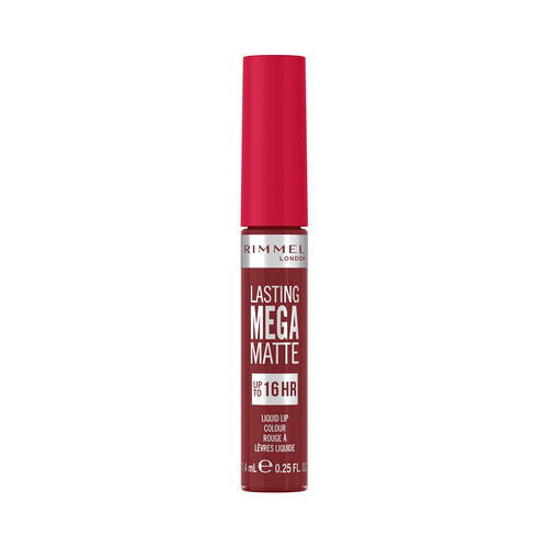 RIMMEL Lasting mega matte tono 930 Pintalabios líquido de larga duración (16 horas) con acabado mate.