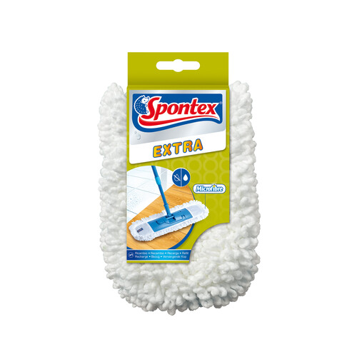 SPONTEX Recambio para mopa de microfibra SPONTEX EXTRA 1 ud.