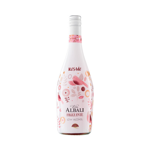 VIÑA ALBALI Vino rosado frizzante con bajo contenido en alcohol botella 75 cl.