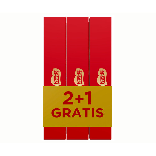 NESTLÉ Bombón caja roja 2 x 103 gr + 1 gratis