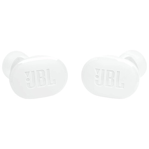 Auriculares Bluetoth intrauditivos JBL TUNE BUDS WHITE hasta 48 horas de autonomía, color blanco.