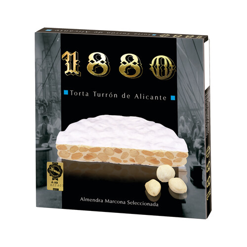 1880 Torta  de turrón duro de Alicante 200 g.