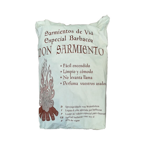 Bolsa de sarmiento especial barbacoa de 4kg, GARDENSERVICEZM.