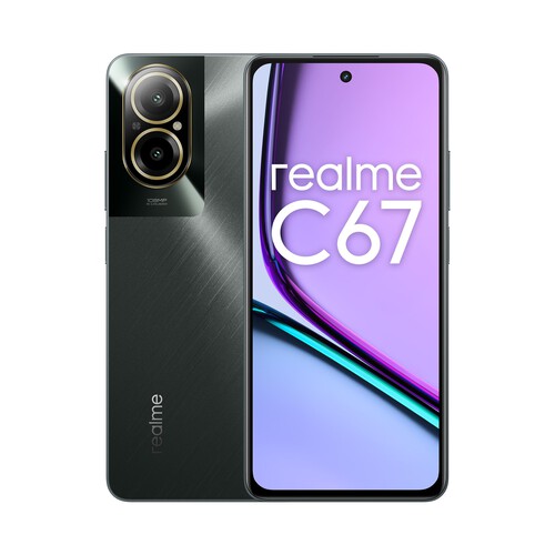 REALME C67 black rock, 256GB + 8GB Ram, móvil 17cm (6,72).