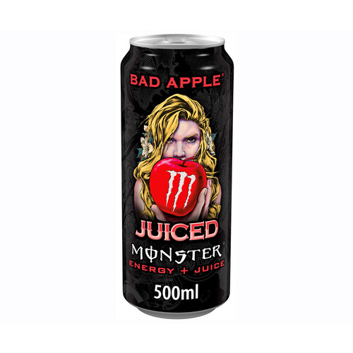 BAD APPLE Bebida energética monster 50 cl.