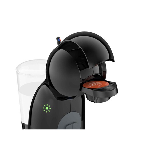 Cafetera de cápsulas DOLCE GUSTO Piccolo XS Krups KP1A3 negra, 15 bares, depósito 0.8L, austes altura.