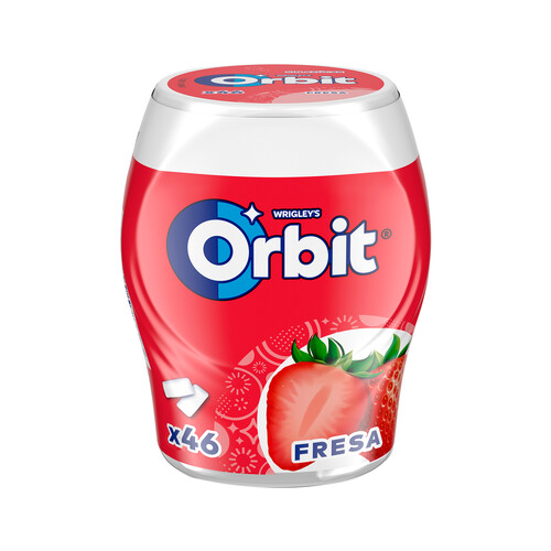 ORBIT Chicles sabor fresa, 46 uds, 64 g.