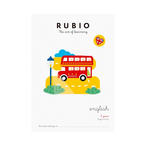 Cuadernillo Rubio English 6 years beginners. Género: infantil, actividades, inglés. Editorial Rubio.