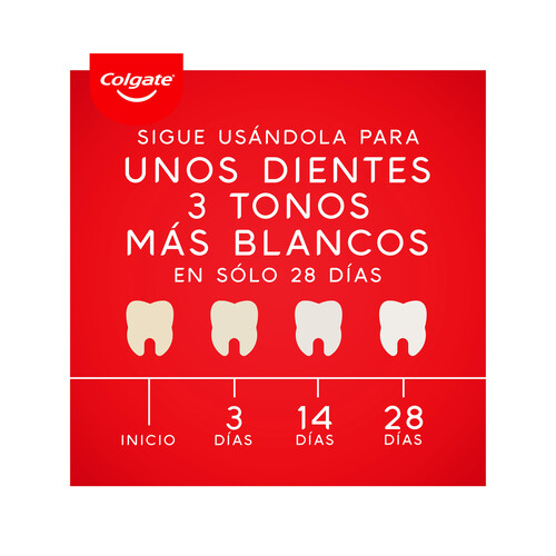 COLGATE Max white ultra Pasta de dientes con flúor y acción blanqueante 50 ml.