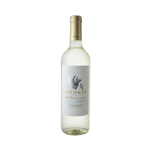 ORDATE  Vino blanco con D.O. Ca. Rioja botella 75 cl.