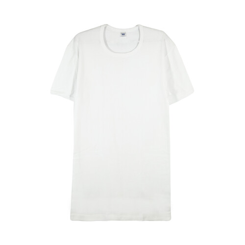 Camiseta interior de manga corta para hombre ABANDERADO 306, color blanco ,talla M.