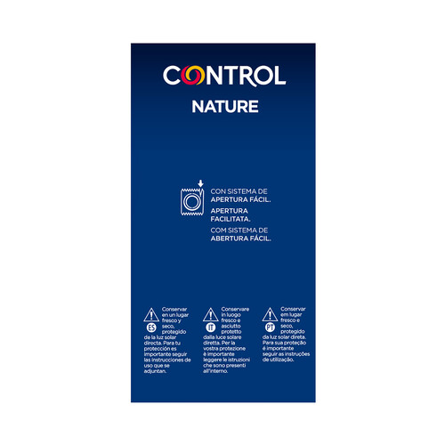 CONTROL Preservativo lubricados con perfecta adaptabilidad CONTROL Nature 24 uds.
