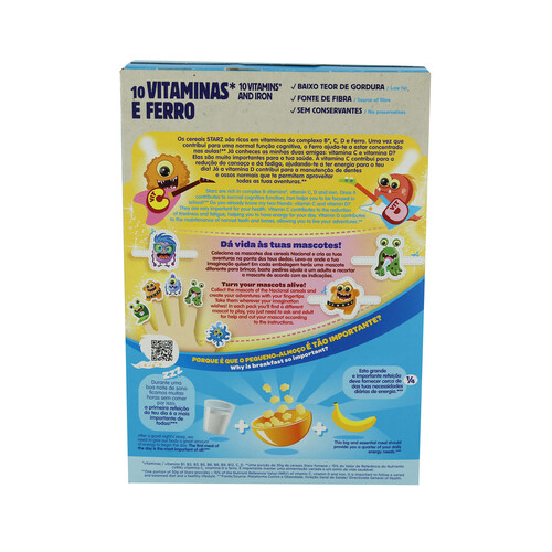 NACIONAL Cereales de lino con copos de arroz y trigo Zero 0% azúcares añadidos 300 g.