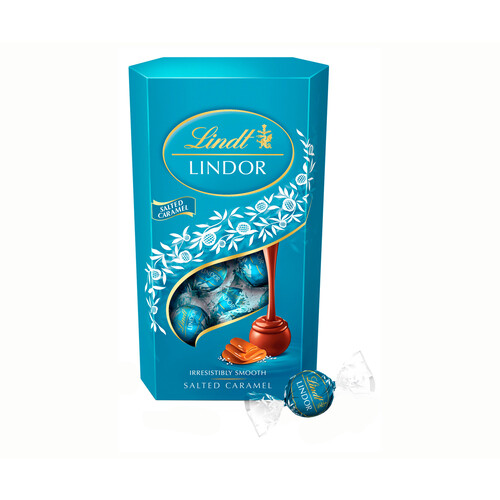 LINDOR Bombón salted caramel cornet 337 gr.