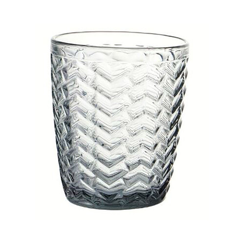 Vaso de vidrio la Mediterránea Spica transparente, 290 ml.