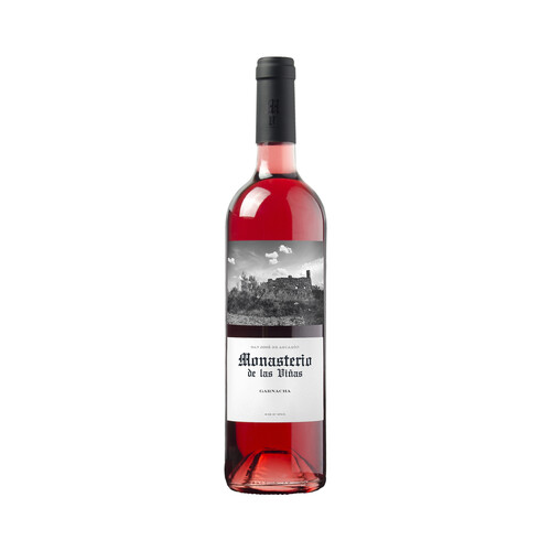 MONASTERIO DE LAS VIÑAS  Vino rosado con D.O.P Cariñena MONASTERIO DE LAS VIÑAS botella de 75 cl.