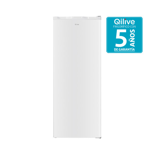 Frigorífico 1 puerta 142,6cm QILIVE Q.6609 CÍCLICO, clasificación energética: E, H: 142,6cm, A: 54,6cm, F: 55,6cm, capacidad total: 240L.