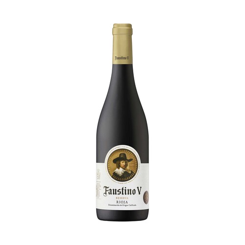 FAUSTINO V Vino tinto reserva con D.O. Ca. Rioja botella 75 cl.