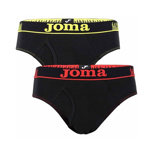 Lote de 2 slips abiertos de algodón para hombre JOMA, talla L.