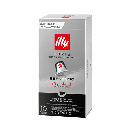 ILLY Café en cápsulas espresso Forte I9, 10 uds. 