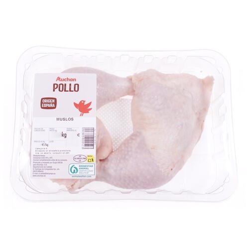 AUCHAN Muslos de pollo 2 uds. Producto Alcampo