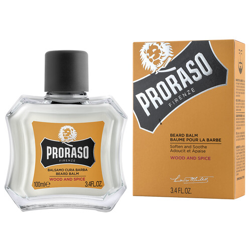 PRORASO Bálsamo para barba con acción suavizante y calmante del picor 100 ml.