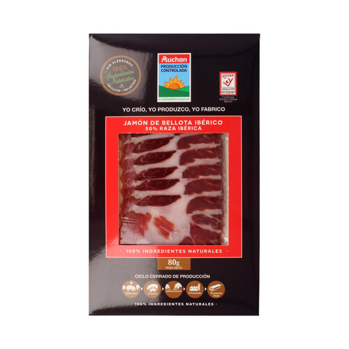 ALCAMPO CULTIVAMOS LO BUENO  Jamón de bellota ibérico (50% raza ibérica)  80 g.