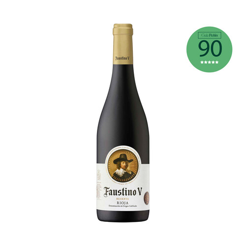 FAUSTINO V Vino tinto reserva con D.O. Ca. Rioja botella 75 cl.