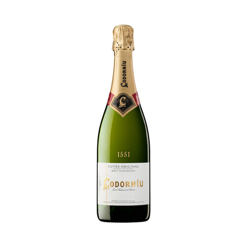 CODORNIU 1551 Cava brut ecológico botella 75 cl.