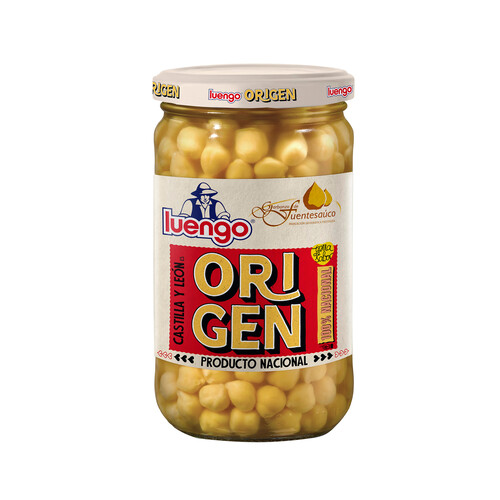 LUENGO Origen  Garbanzo cocidos , Fuentesaúco 570 g.