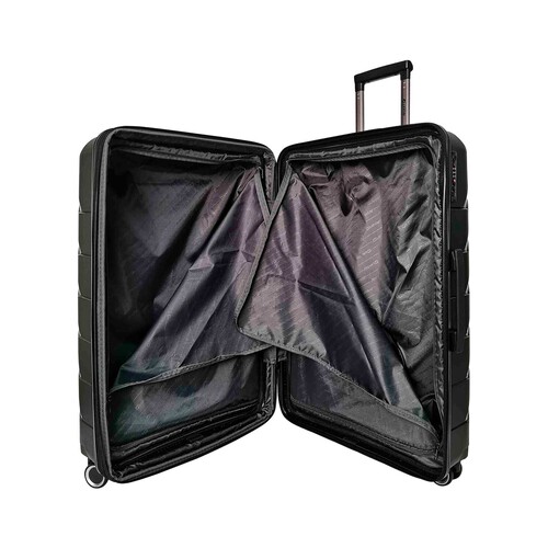 Trolley AIRPORT ALCAMPO Smart Trip 75Cm 8R Polipropileno Negro