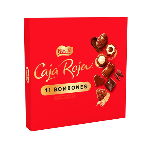 NESTLÉ Caja roja Estuche con bombones surtidos (11 variedades) 103 g.