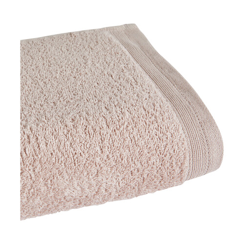 Toalla de ducha 100% algodón color beige, 360g/m² ACTUEL.