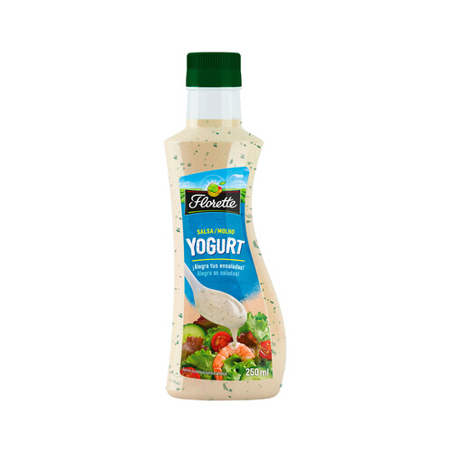 FLORETTE Salsa de yogurt ideal para ensaladas 250 ml.
