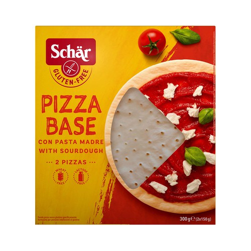 SCHÄR Base para pizza sin gluten 300 g.