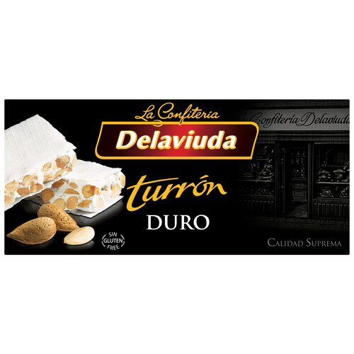 Turrón duro DELAVIUDA 250 g.