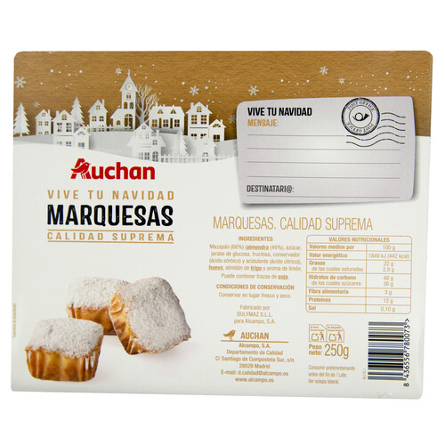 PRODUCTO ALCAMPO Marquesas 250 g.