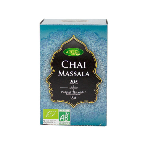 Infusión Chai Massala ecológica ARTEMIS BIO 20 uds. 30 g.