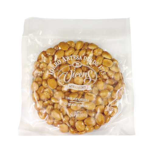 VICENS Torta de turrón de guirlache 200 g.