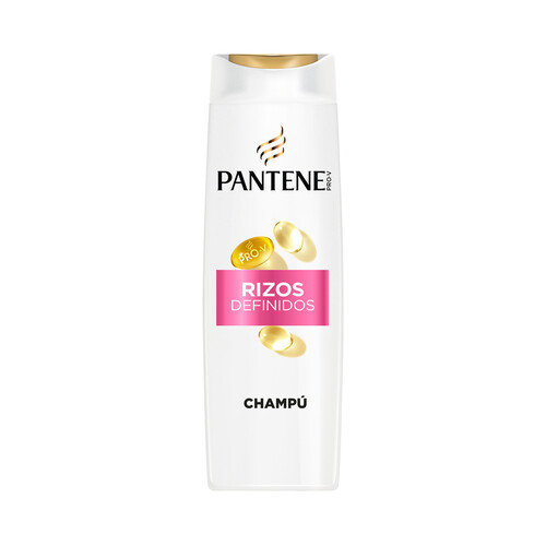 PANTENE Pro-v rizos definidos Champú para cabellos con rizos rebeldes o encrespados 500 ml.