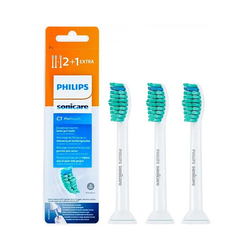Pack 3 cabezales cepillo de dientes eléctrico PHILIPS Sonicare ProResults. 