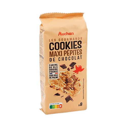 PRODUCTO ALCAMPO Galletas cookies con maxi pepitas de chocolate 184 g.