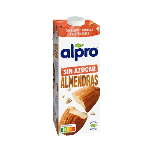 ALPRO Bebida almendra 0% azúcar  caja 6x1 l