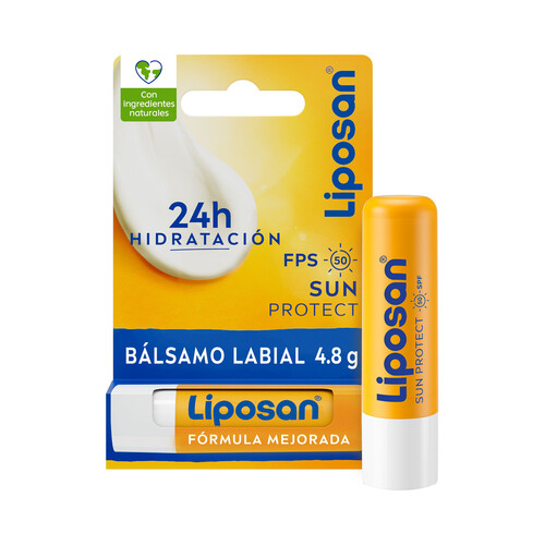 LIPOSAN Protector labial con FPS 50 (muy alto) 4,8 g.