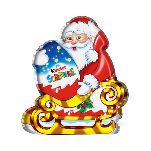 Figurita Navidad Papá Noel con huevo sorpresa KINDER 75 g.