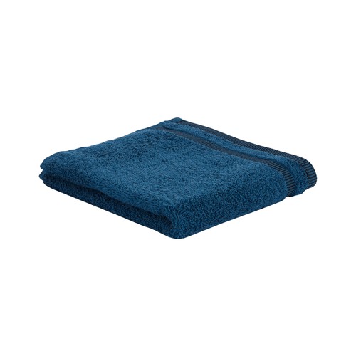 Toalla cenefa de baño 450g/m², color azul, ACTUEL.