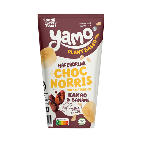 YAMO Bebida de avena con cacao y plátano YAMO 180 ml. x 3 uds.