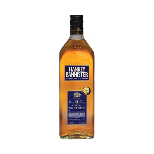 HANKEY BANNISTER Whisky escocés 12 años botella de 70 cl.