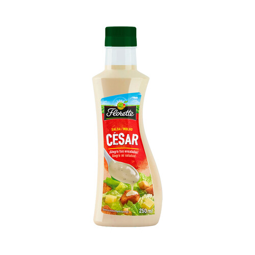 FLORETTE Salsa César ideal para ensaladas 250 ml.